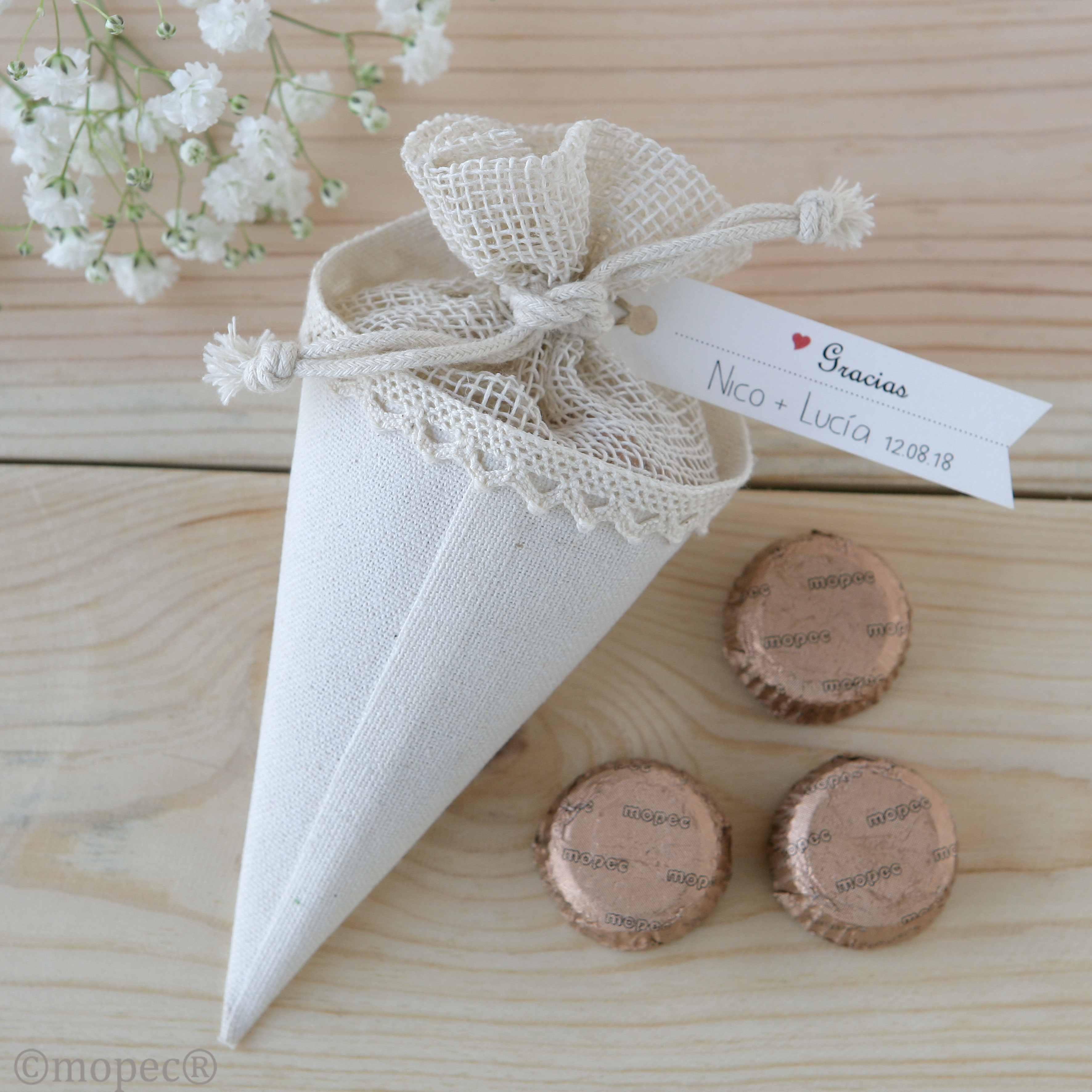 AB1450 Белые рожки, 12 Единиц Dekoraniaevents Bodas 