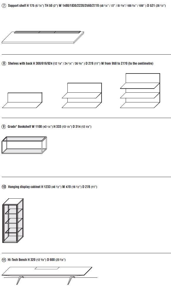 Molteni & C. Модульный буфет с ящиками Pass-word evolution sun-id-1440004 - Вид №7