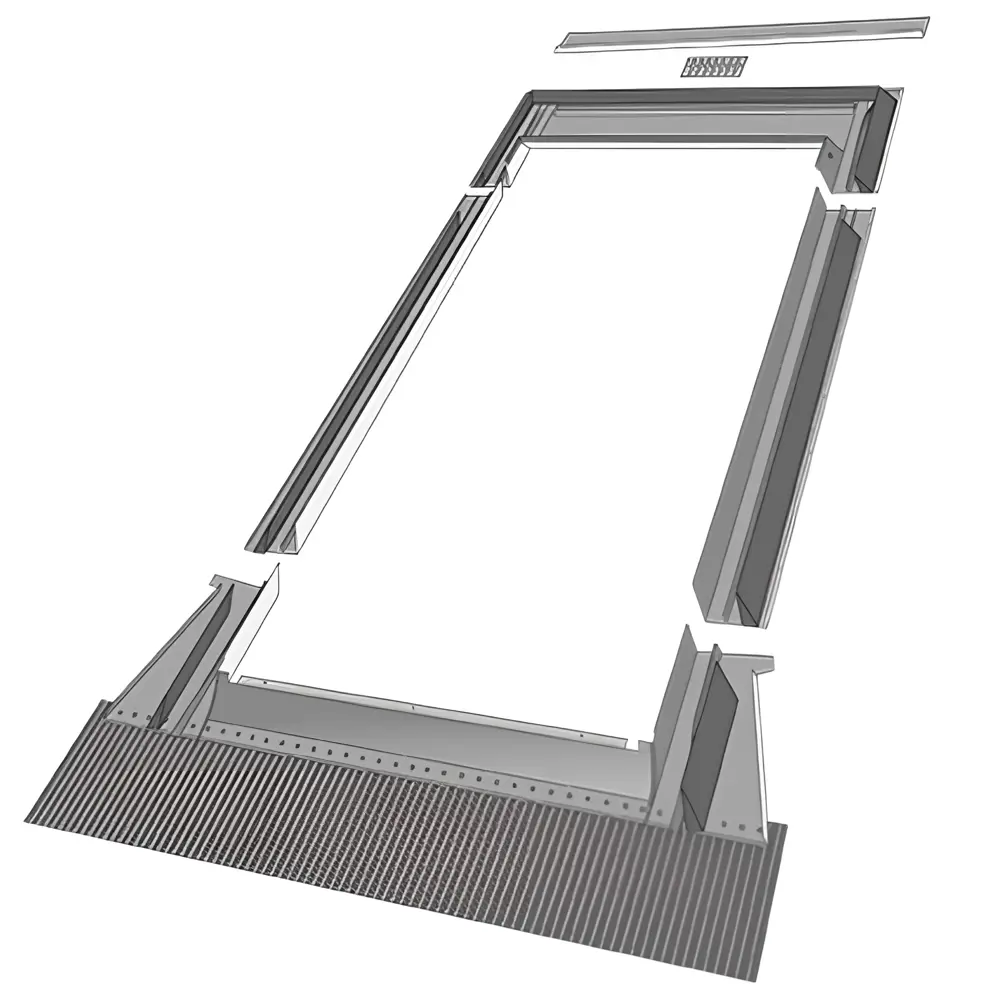 Оклад для окна Fakro EZV для FTP (CH) 114x140 см коричневый STLM-2076600