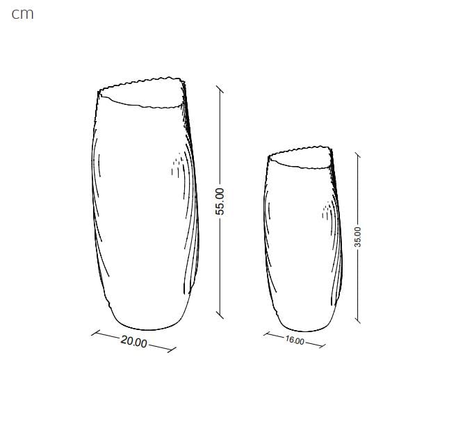 3D печатная керамическая ваза Mediterranea Design ECO ARCH-00083724 - Вид №2