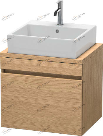 DS530005252 Тумбочка для компактной консоли DuraStyle #DS5300 600 x 478 мм Европейский дуб, декор Duravit