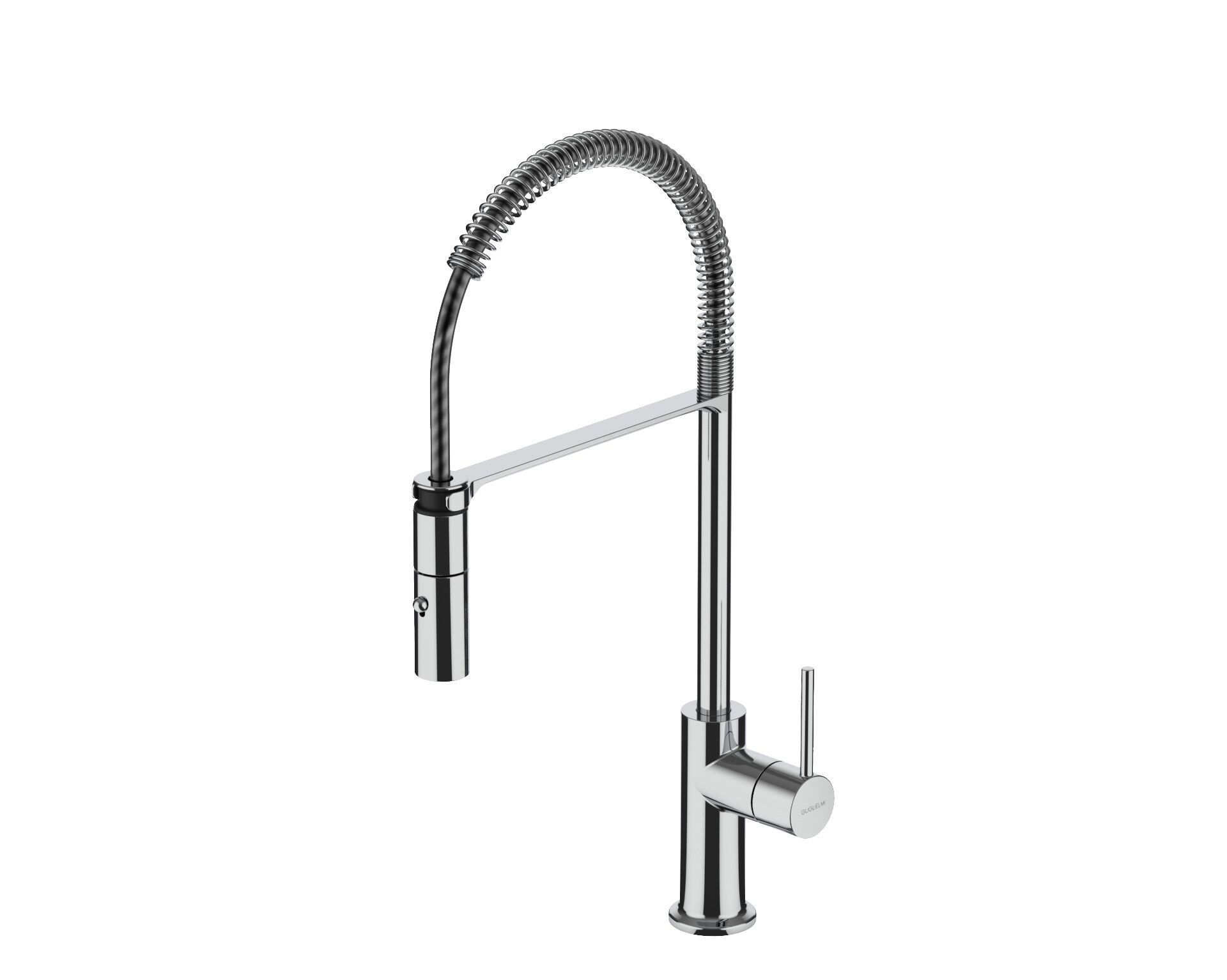 Однорычажный смеситель для кухни с выдвижным ручным душем GUGLIELMI RUBINETTERIE Sprint ARCH-00030603