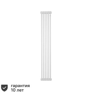 Радиатор трубчатый Irsap Tesi RT218000601A430 1735/65 6 секций боковое подключение сталь белый