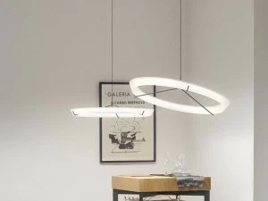 Vibia Светодиодный подвесной светильник из стали Halo