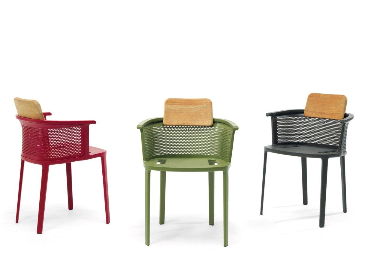 Алюминиевый штабелируемый садовый стул Ethimo Nicolette ARCH-00119635 - Вид №19