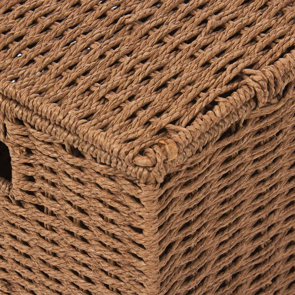 Корзина для хранения 38x18x28 см бумажный шпагат цвет коричневый 82280882 STLM-2205109 Santreyd - Вид №4