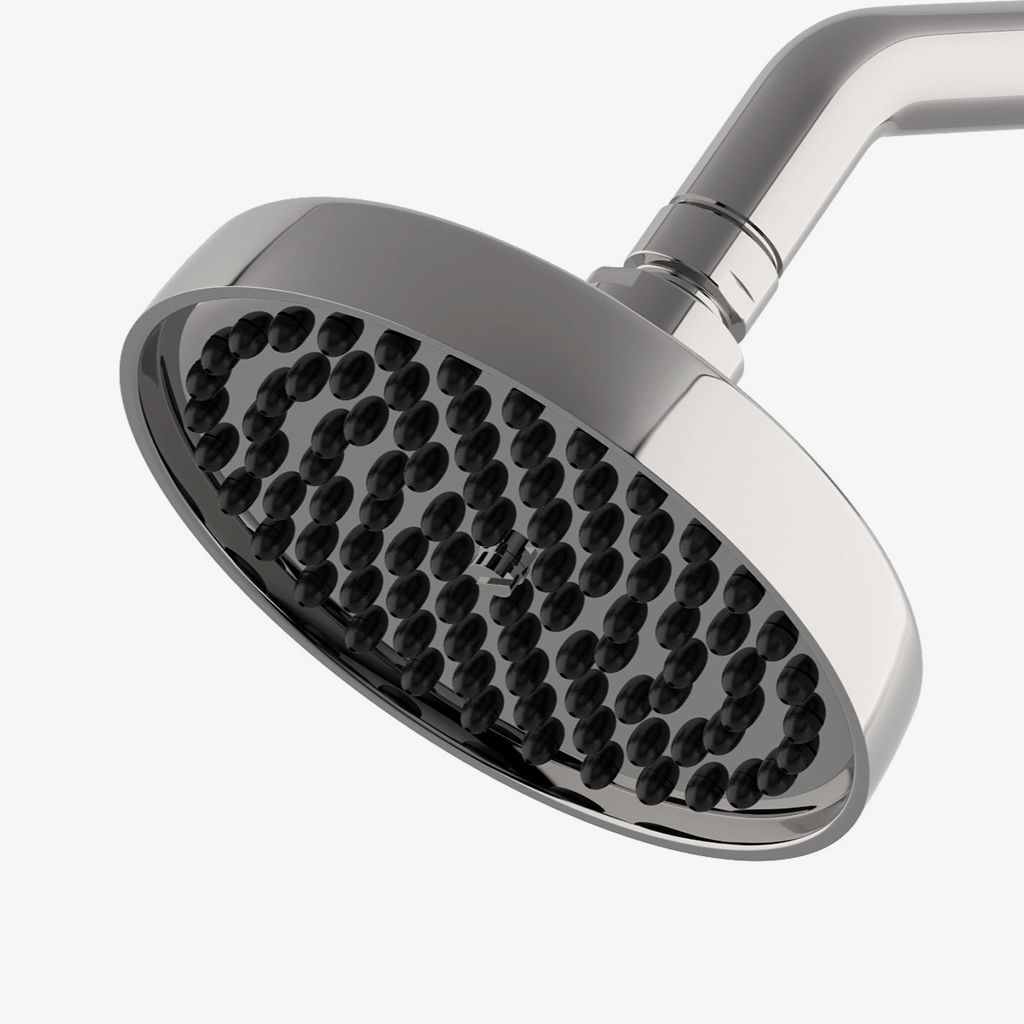 OPSH71 Opus 5 1/2 "душевая лейка, рычаг и фланец Waterworks - Вид №1