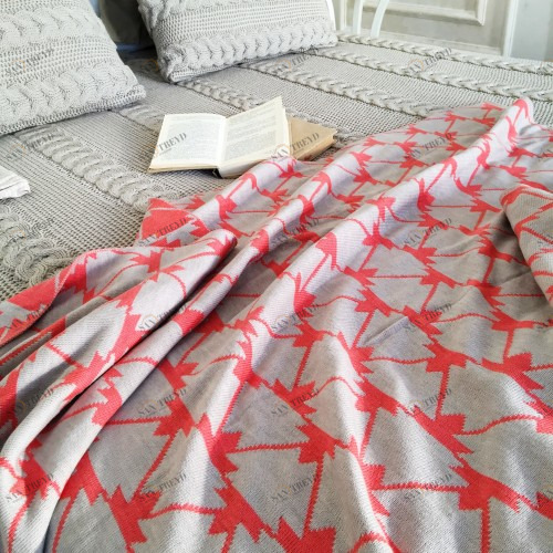 Плед MELINA APERO ДИЗАЙНЕРСКИЕ, ОРНАМЕНТ 010370 Бежевый;оранжевый 