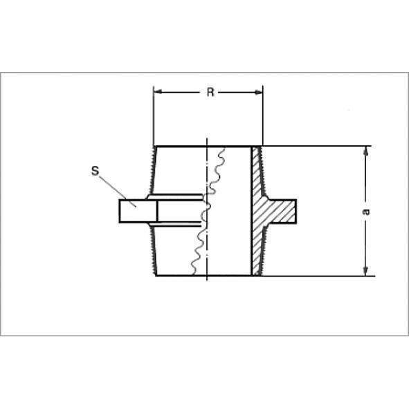 1328014 SANHA 3280 PURAFIT ниппель НР-НР 1/4 мм  - Вид №1