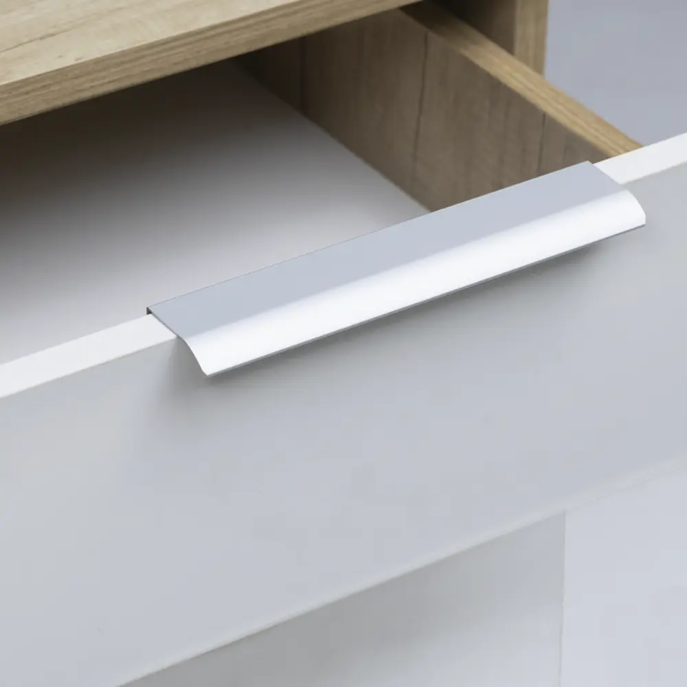 Мебельная ручка-профиль Monblan матовый хром 160 мм AKS STLM-2104980 - Вид №6