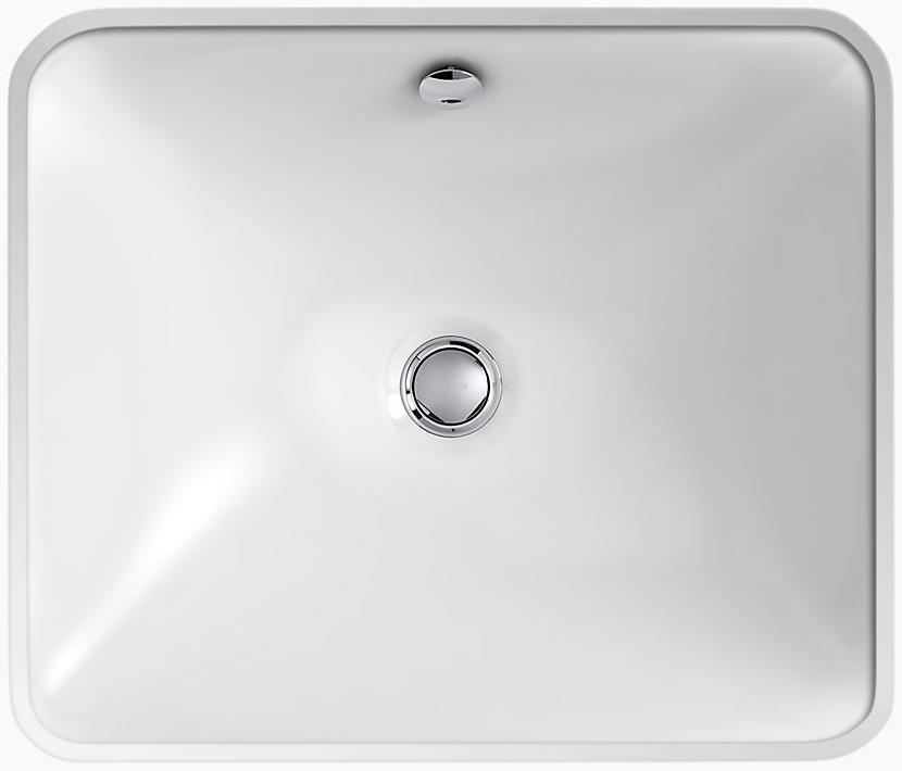 KOHLER Iron Plains Встраиваемая / устанавливаемая под столешницу раковина для ванной комнаты K-5400-96  - Вид №2