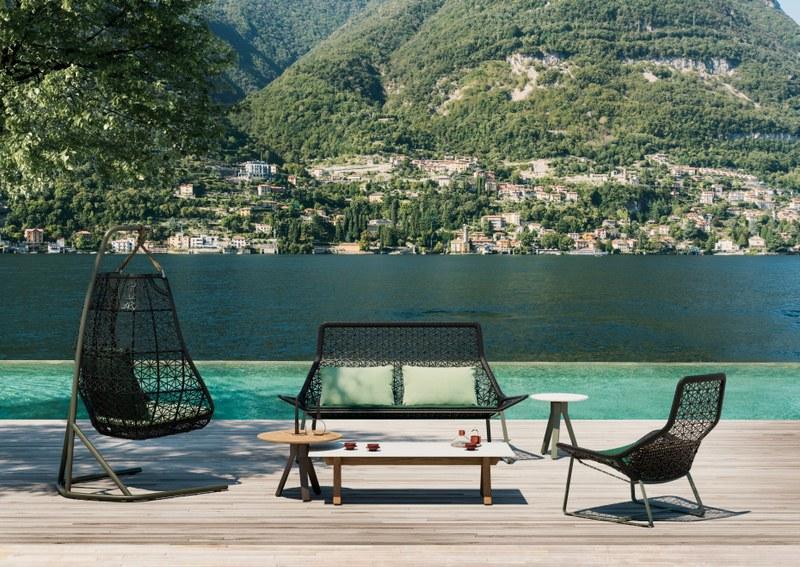 Kettal 2-местный садовый диван из синтетического волокна Maia #65500 - Вид №2