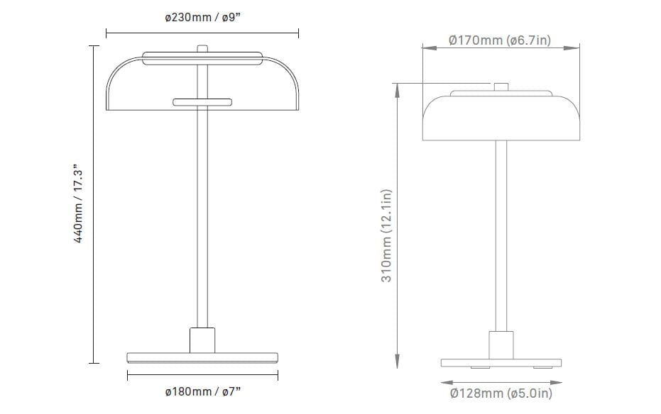 Светодиодная настольная лампа из дутого стекла Nuura Blossi ARCH-00099259 - Вид №10