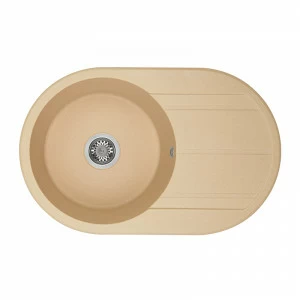 Круглая мойка "Цвет Бежевый"  AQUATON 1A712932AI260