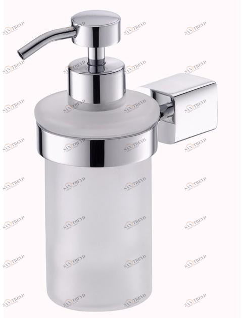 JUSTIME Дозатор мыла со стеклянной стенкой Mark 6909-25-80cp