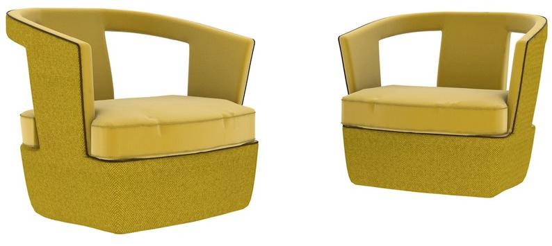 Nube Italia Кресло из ткани с подлокотниками sun-id-1404962 - Вид №3