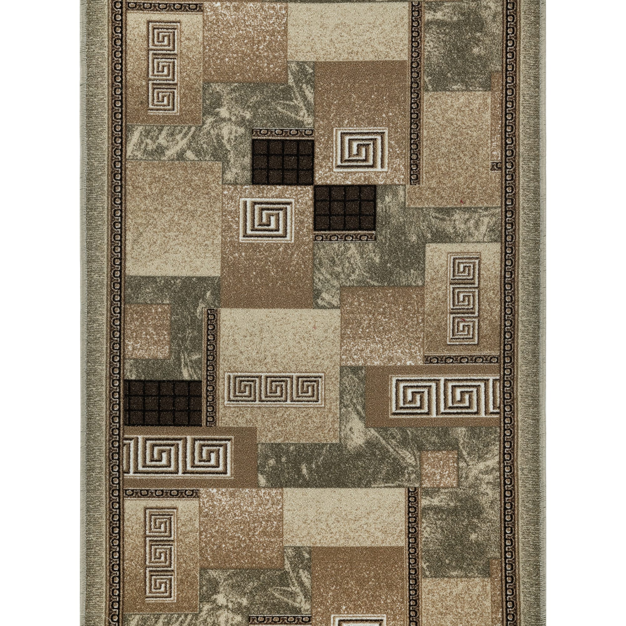 82406913 Дорожка ковровая «Вена» 1 м, цвет серый/коричневый/чёрный Santreyd 