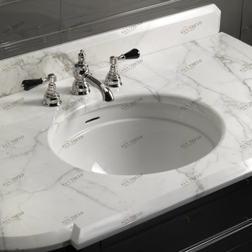 IBLROSEST Накладная раковина под столешницу  овальная Devon&Devon BASINS