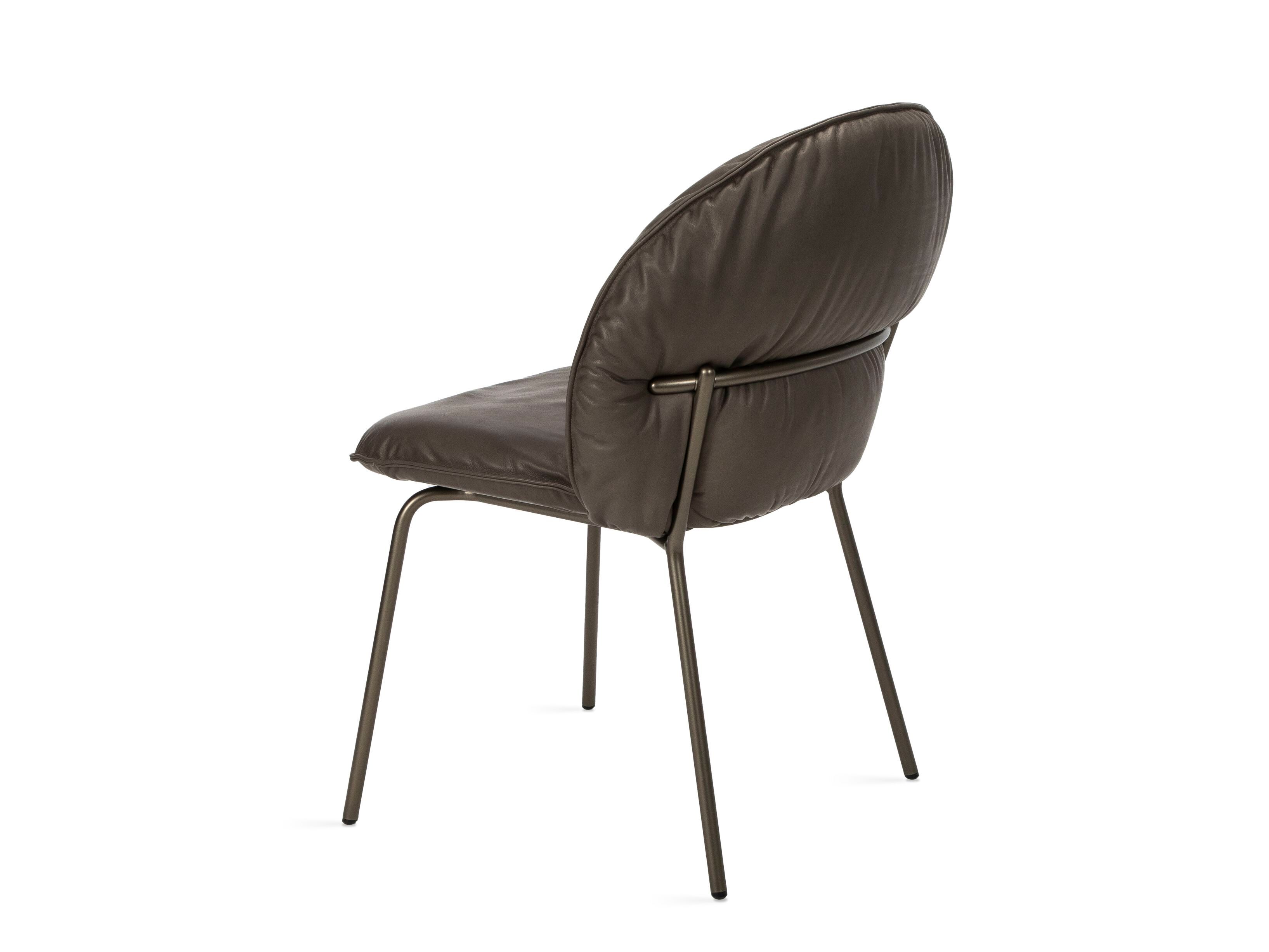 Кожаный мягкий стул без подлокотников Freifrau Marie ARCH-00086987 - Вид №1