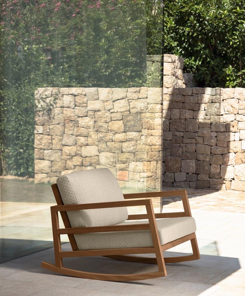 Talenti Садовое кресло-качалка с подлокотниками Alabama iroko sun-id-1368349 - Вид №1