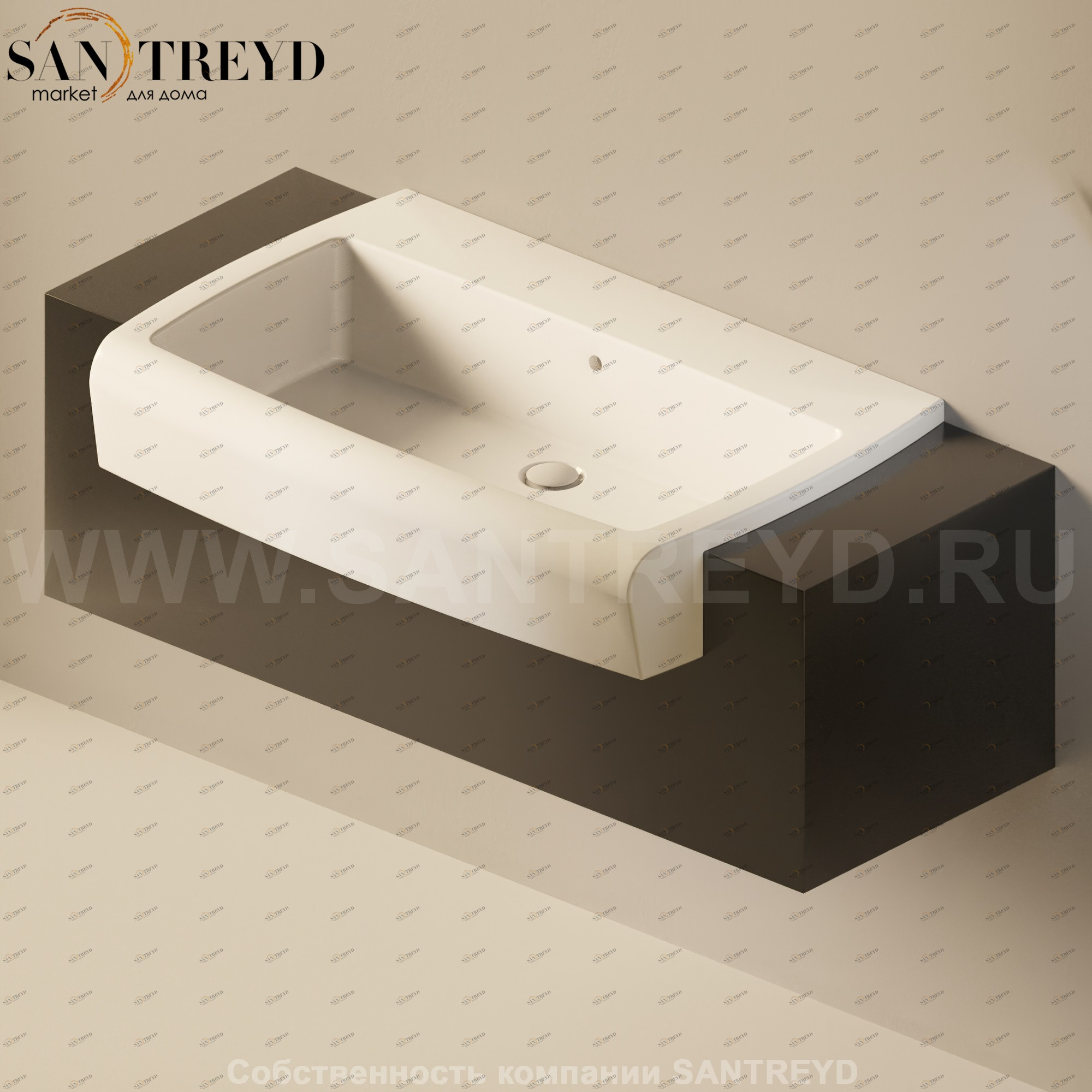 Flaminia UNA Консоль для раковины от 200 до 240 см черная UNA90C2.9017 Ceramica Flaminia UNA90C29017