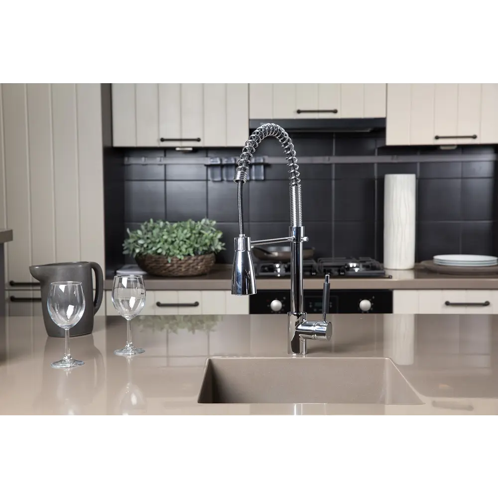 Смеситель для кухни Osgard Stork с гибким изливом, цвет хром STLM-2003852 - Вид №2