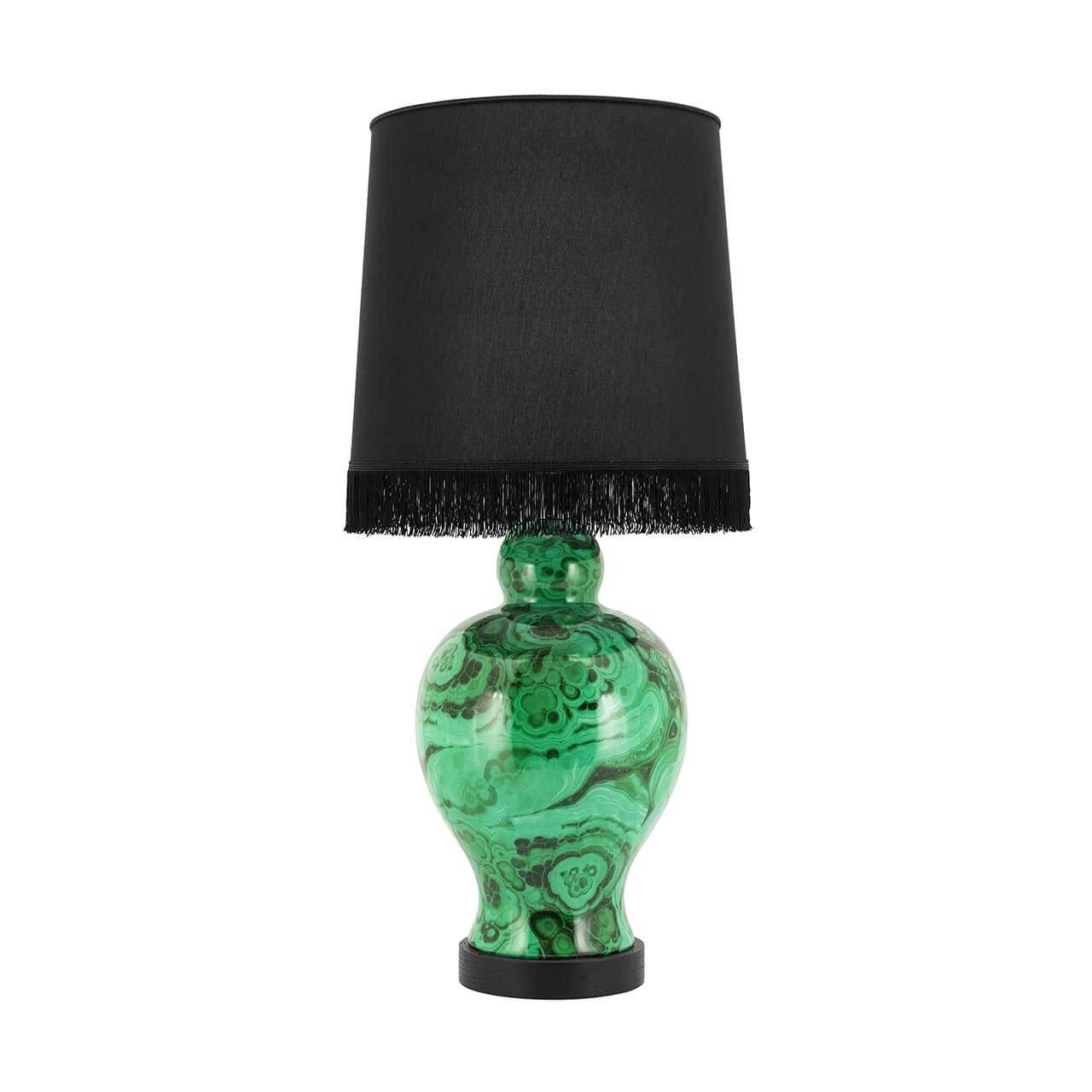 500313-90 ABHIKA НАСТОЛЬНЫЙ ЛАМПА CURVY H86 D40 BLACK 