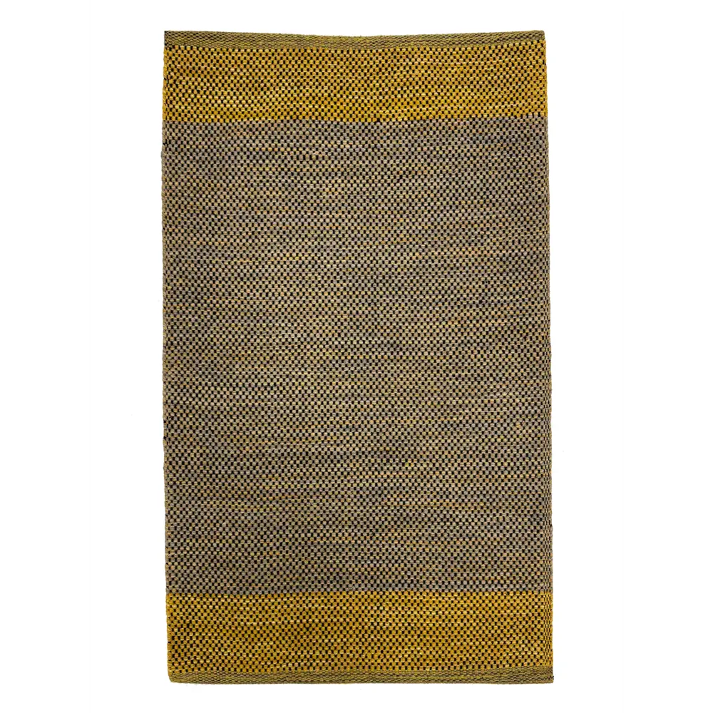 Коврик декоративный Ctim Вейв 60x90 см хлопок цвет серо-желтый STLM-2023424