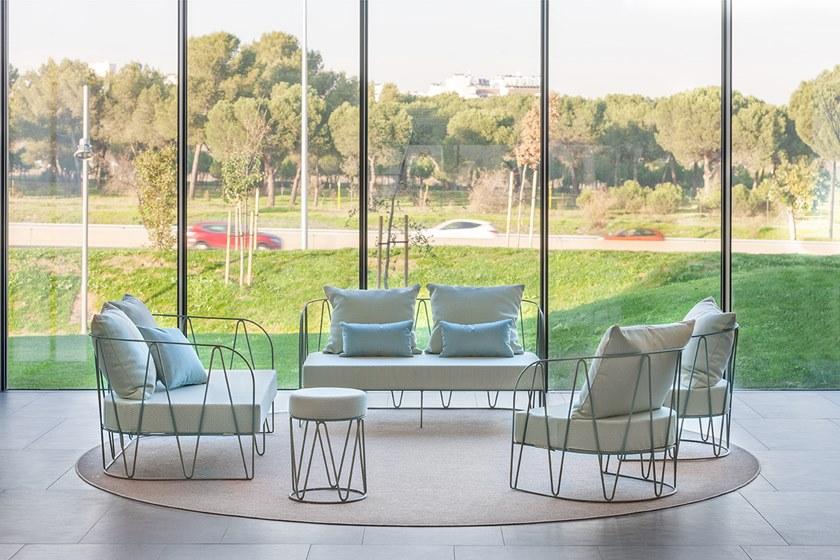 iSimar Садовое кресло из оцинкованной стали с подлокотниками Lagarto 9159 - Вид №4