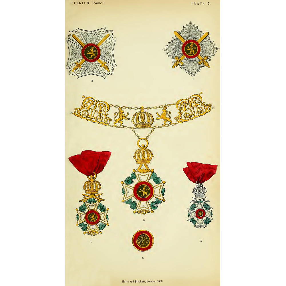 2719157 Декоративная подушка «Орден Леопольда I, Бельгия» Object Desire  - Вид №7