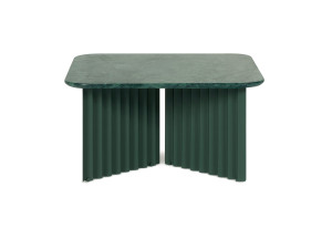 Мраморный низкий квадратный журнальный столик и стальная основа