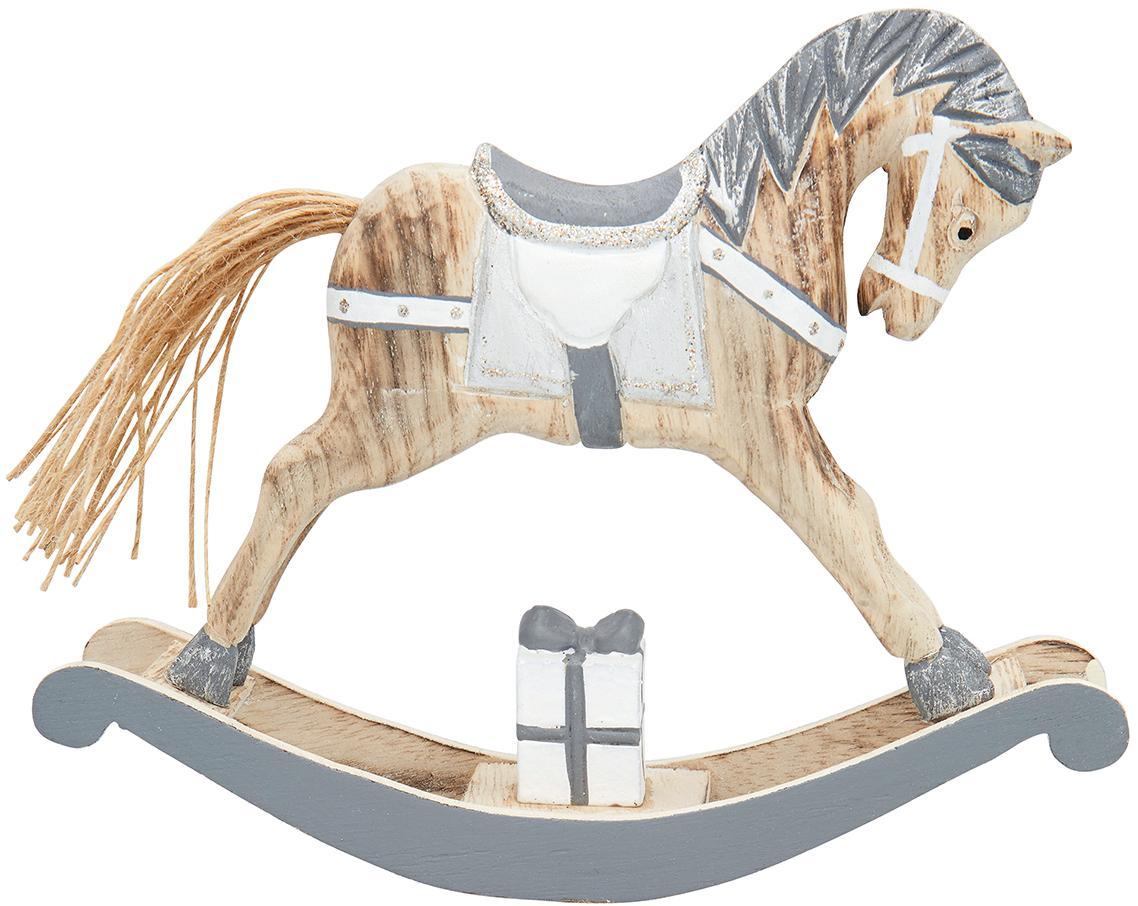 Декоративное украшение качалка horse grey large Greengate WOODECRLHOR8104