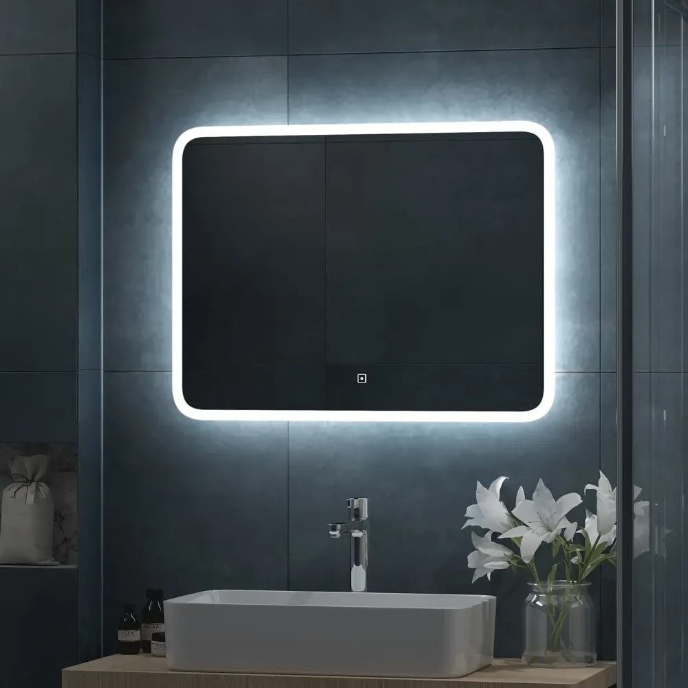 Зеркало Santreyd Light с LED-подсветкой и сенсорным управлением 80x60 см 89180061 STLM-0079572 - Вид №8
