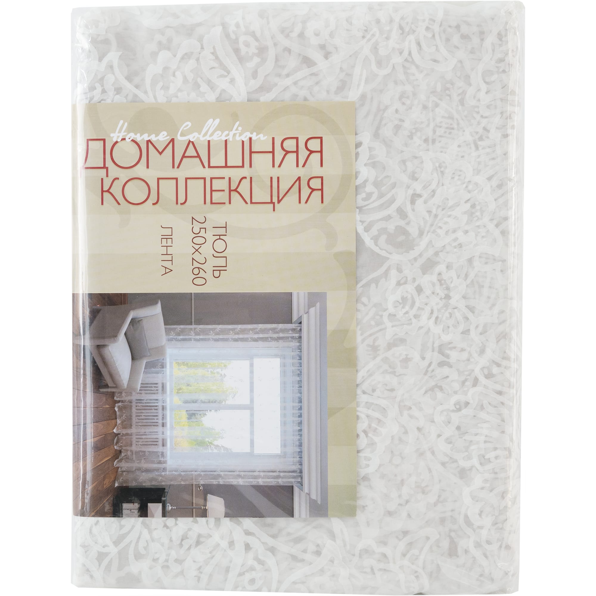 82594874 Тюль на ленте «Милена» 250x260 см цвет экрю Santreyd  - Вид №6