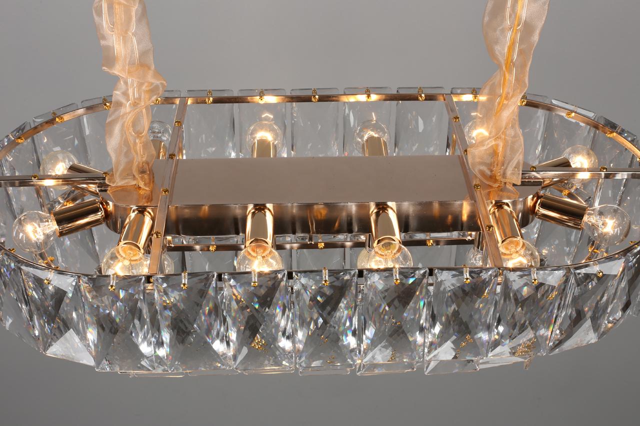 Подвесная люстра Omnilux Reggiolo OML-81603-16 OMNILUX ДИЗАЙНЕРСКИЕ, REGGIOLO 336818 Золото;прозрачный;серый  - Вид №1