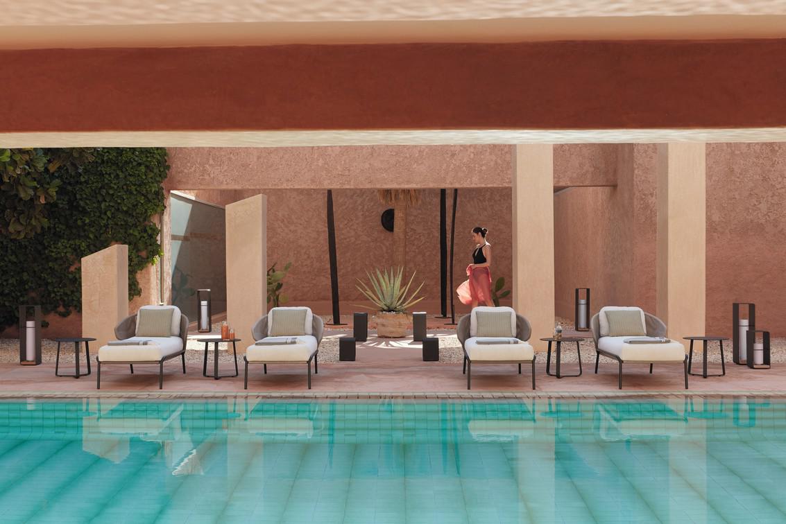 MNST22 Шезлонг лава бронза Manutti Radius - Вид №6