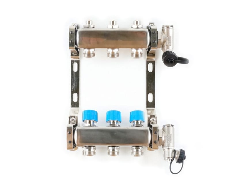 Коллектор из нержавеющей стали для лучистого пола Cappellotto INOX-34 1" ARCH-00146546