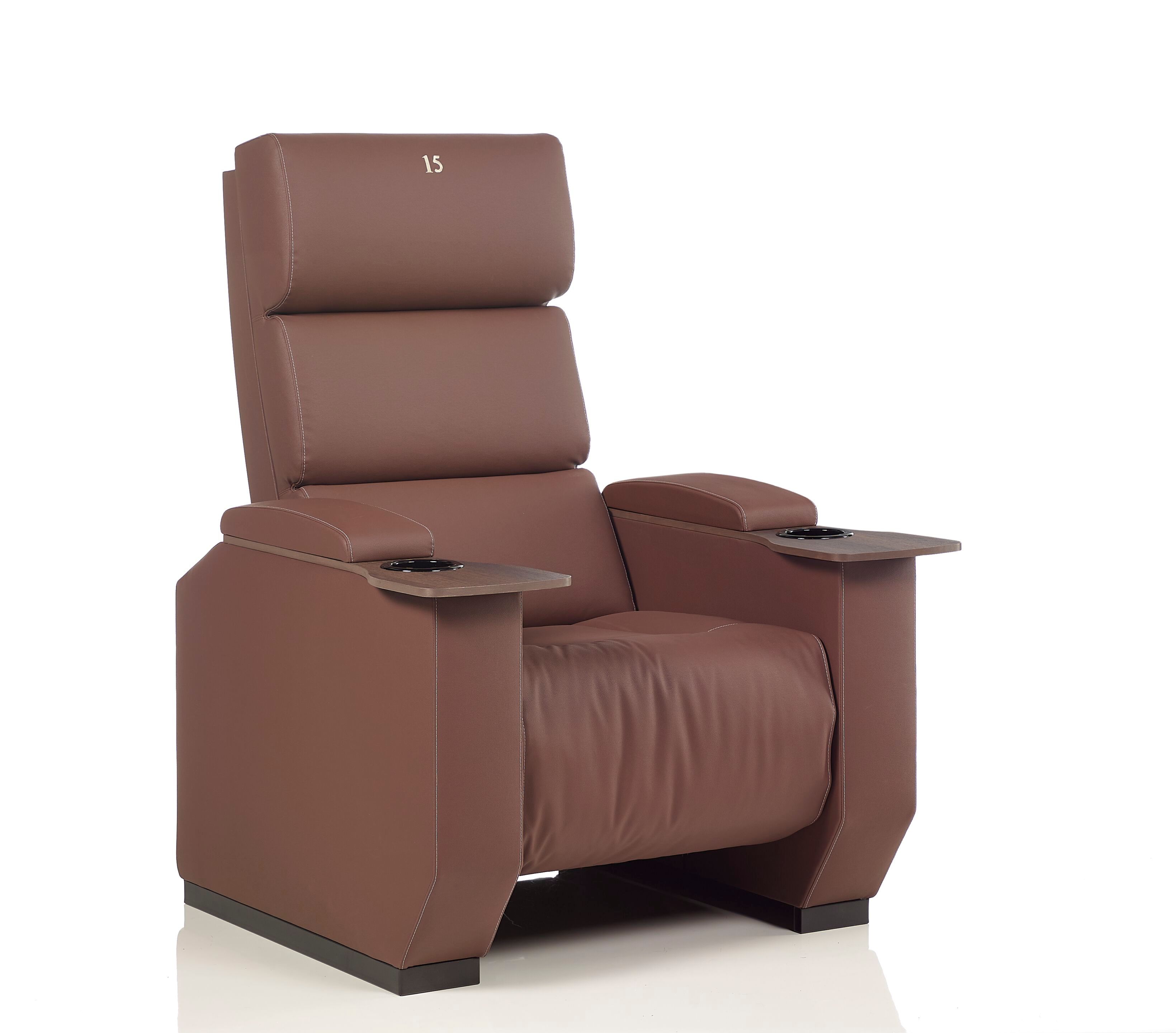 Кожаное кресло с откидывающейся спинкой CINEARREDO EXPERIENCE ARCH-00012950 - Вид №2