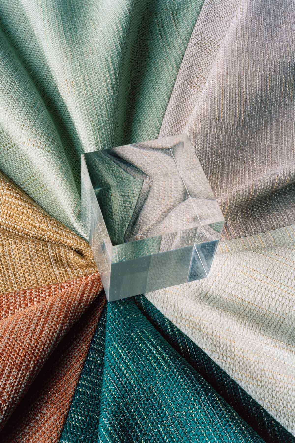 Огнестойкая однотонная обивочная ткань Dedar DILMUN ARCH-00089379 - Вид №3