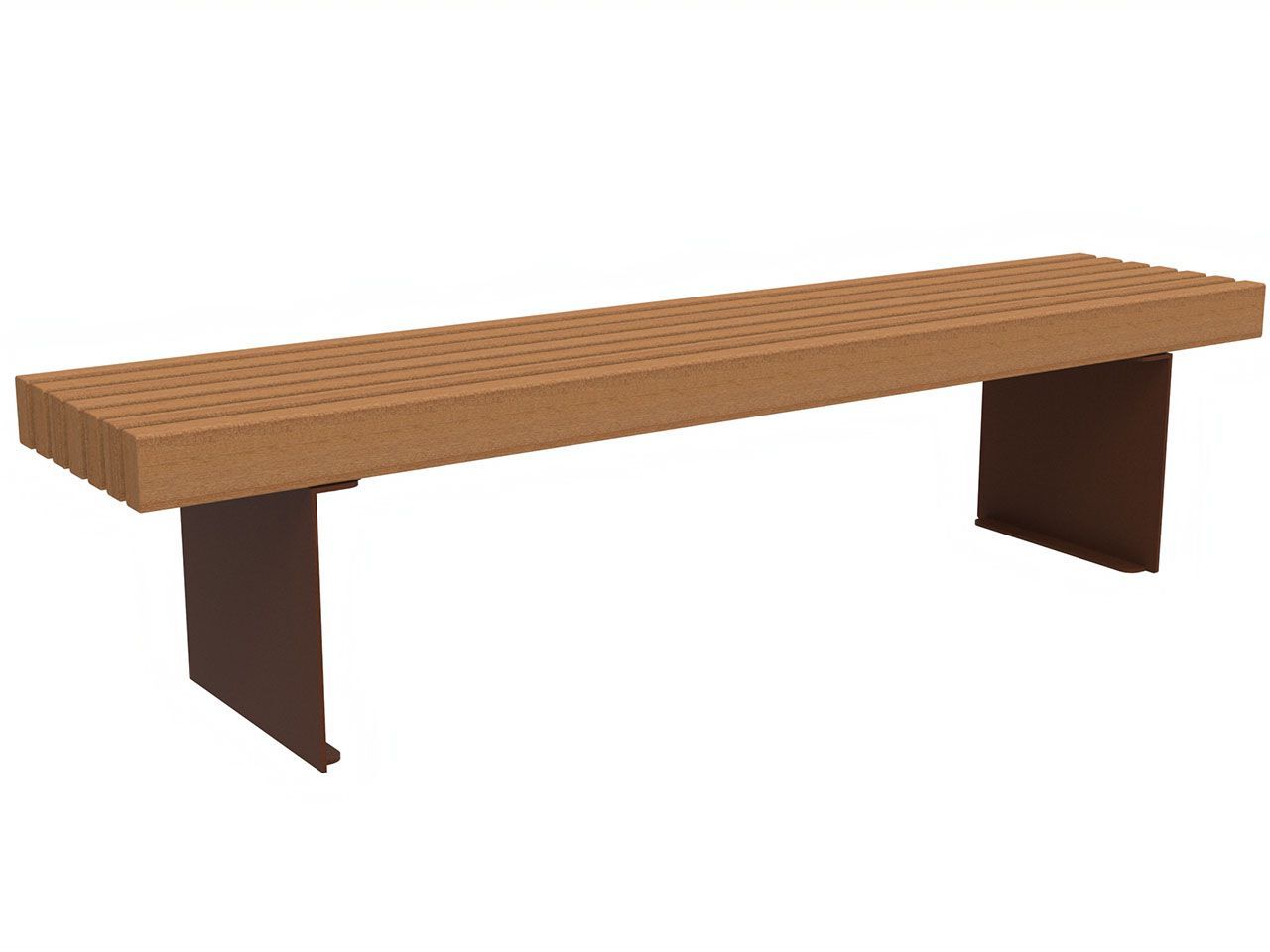 Скамья okumè без спинки Lazzari дольмен ARCH-00006528