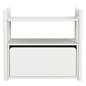 Гарнитур Mini В, 1 полка и 1 комод, белый