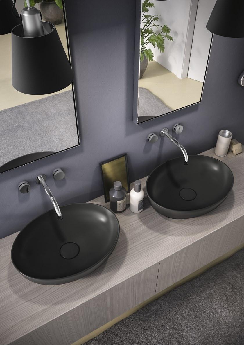 Накладная раковина на столешницу  овальная Olympia Ceramica LAVABI D'ARREDO sun-id-1375192 - Вид №7