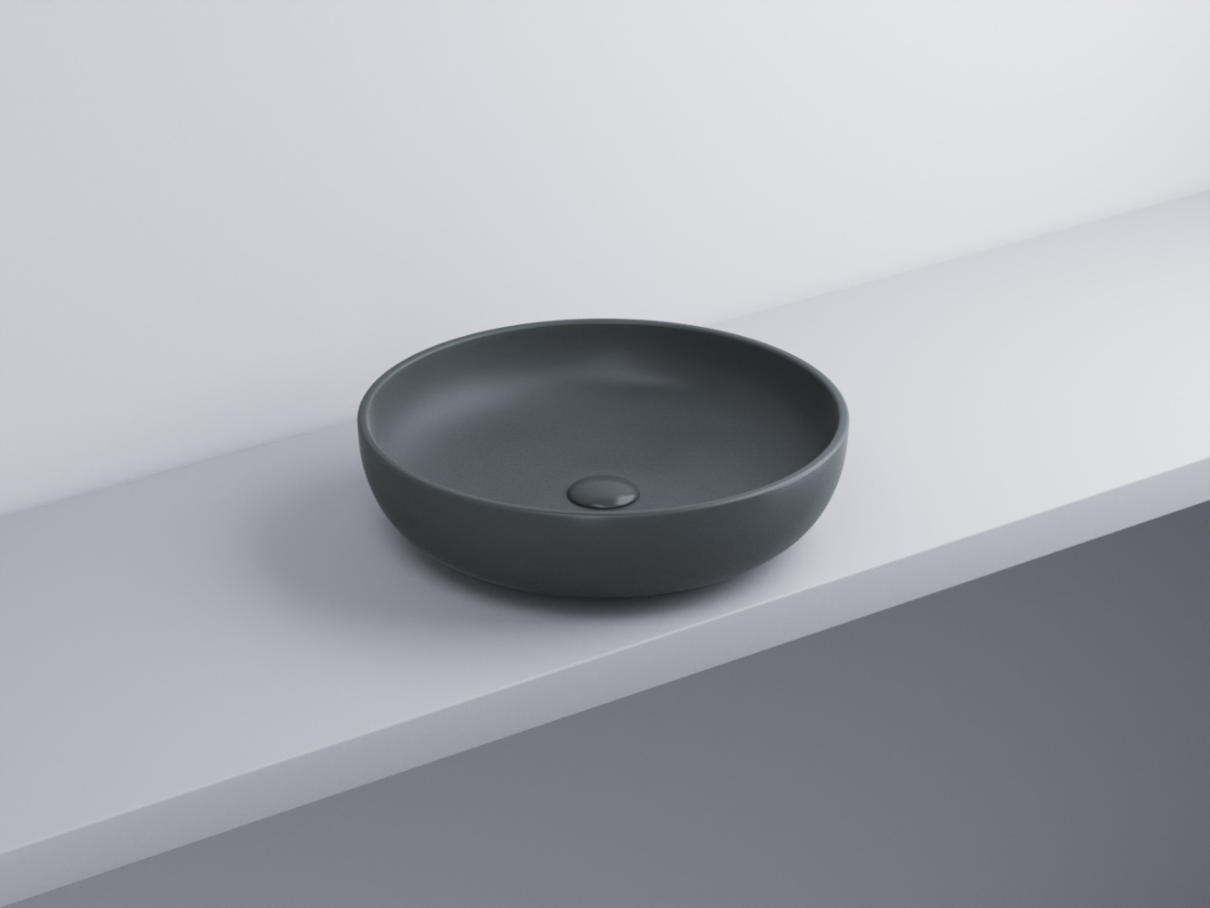 SHBA45-BA Накладная чаша без переливом ø45 cielo Shui Ceramica Cielo