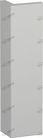 DS539901818 Доборная планка для шкафчика DuraStyle DuraStyle #DS5399 16 мм Белый матовый, декор Duravit