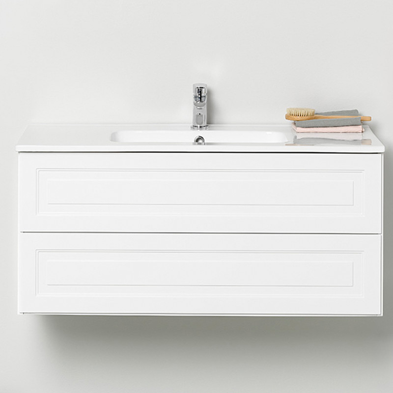 20071261 Шкаф Для Умывальника Dawn 1000 Белая Рама, С Открыванием Westerbergs Белый 