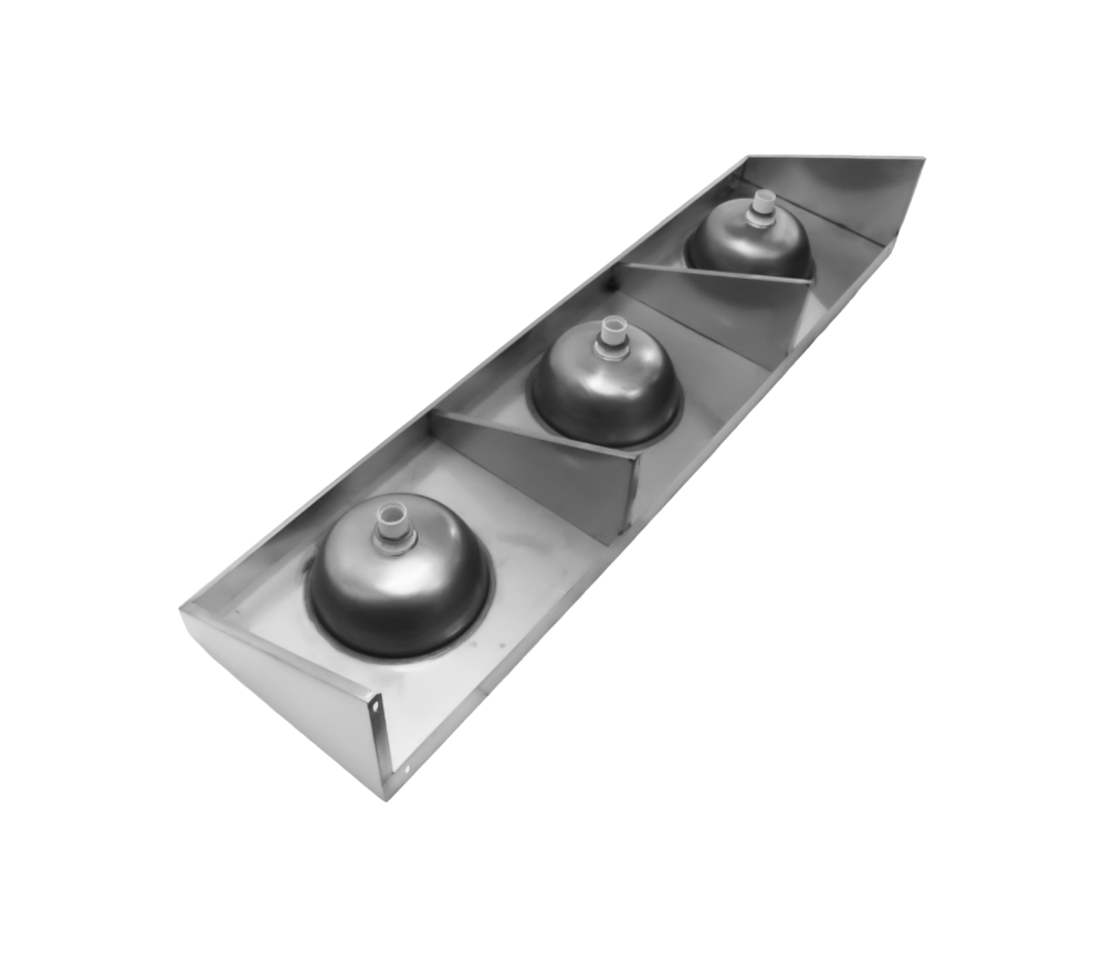 3-038.1  Раковины коллективные Public Steel  - Вид №1