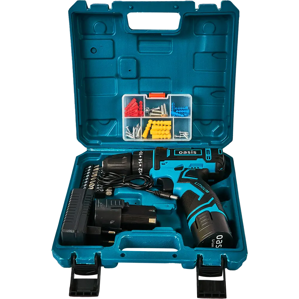 Аккумуляторный шуруповёрт Oasis ASU-12S с двумя батареями 86578021 STLM-0840122 - Вид №4