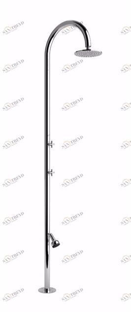 Inoxstyle Летний душ из нержавеющей стали Sole 01028 l beauty