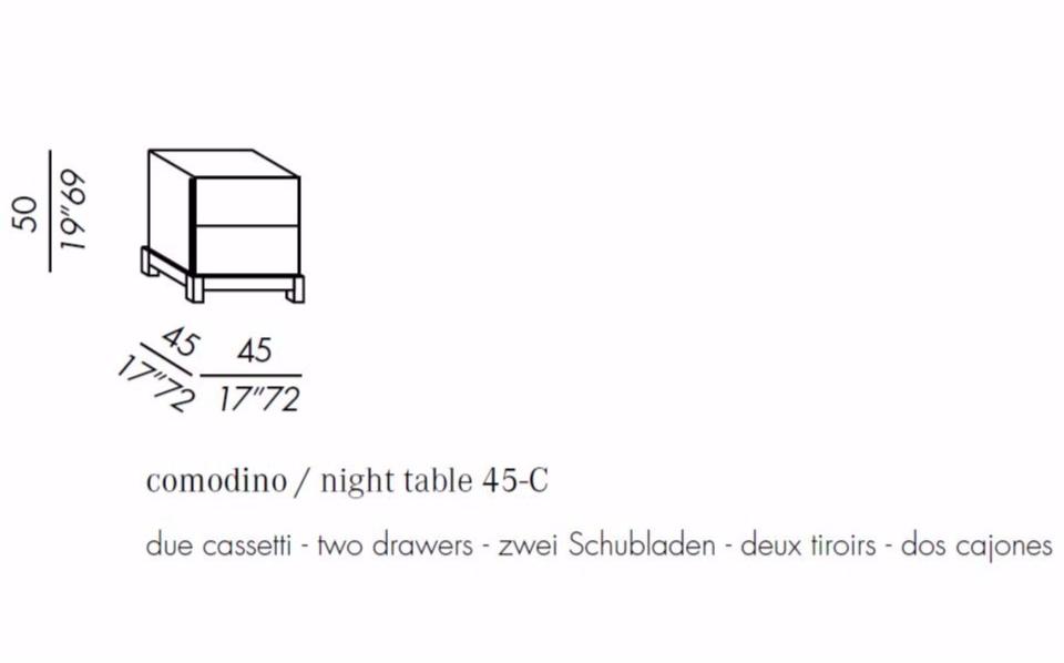 Meridiani Деревянная тумбочка с ящиками Douglas sun-id-1413910 - Вид №1