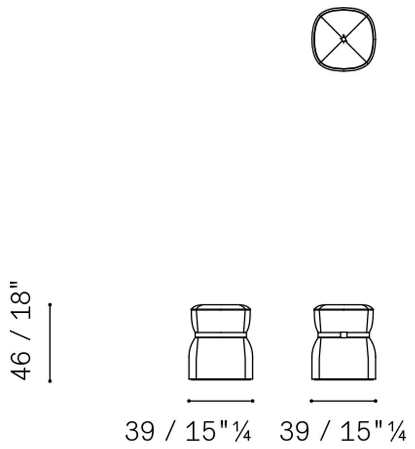 Тканевый мягкий стул Poltrona Frau коллекция - диваны и кресла ARCH-00066663 - Вид №2
